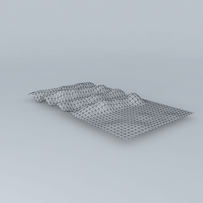 Big Waves Free 3D model_4