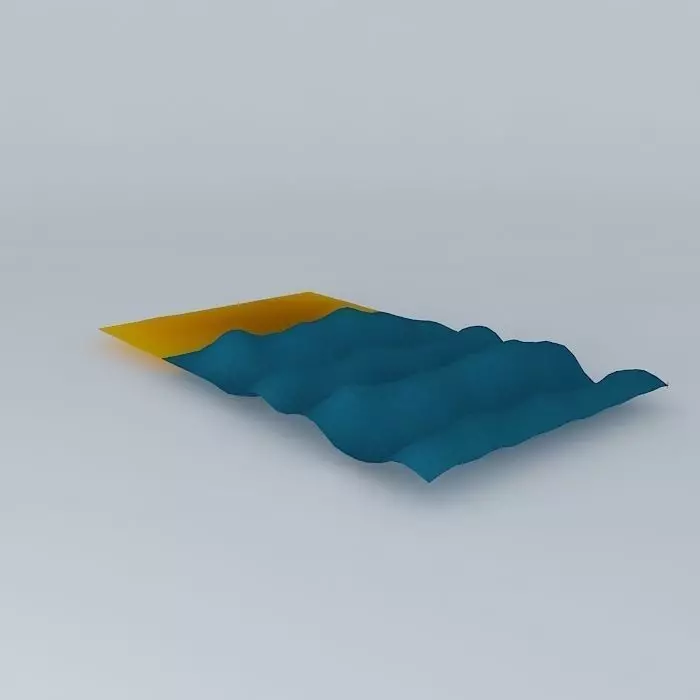 Big Waves Free 3D model_0
