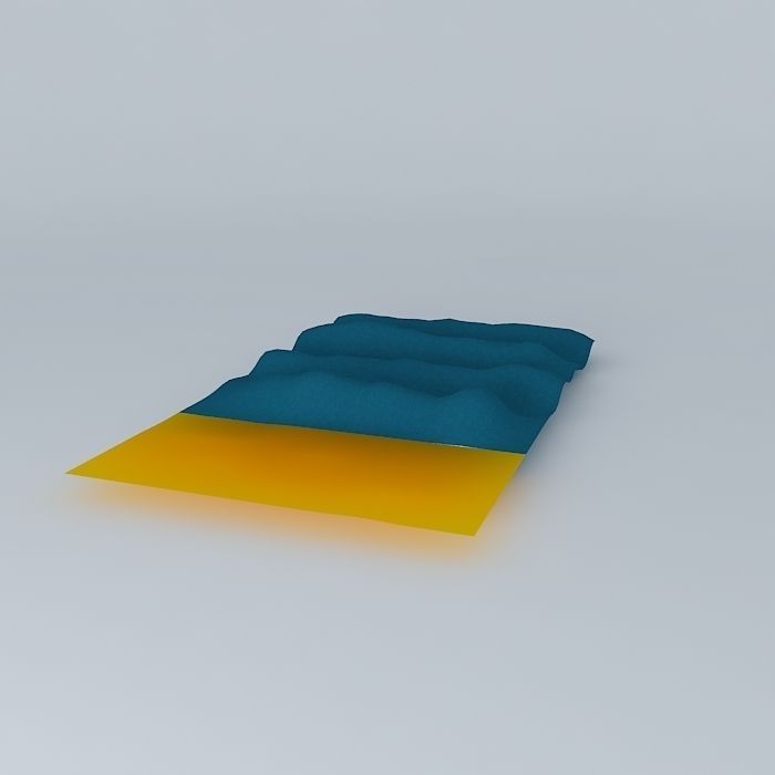 Big Waves Free 3D model_1