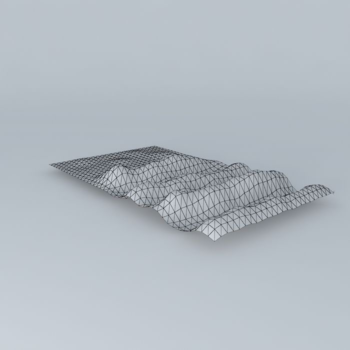 Big Waves Free 3D model_3