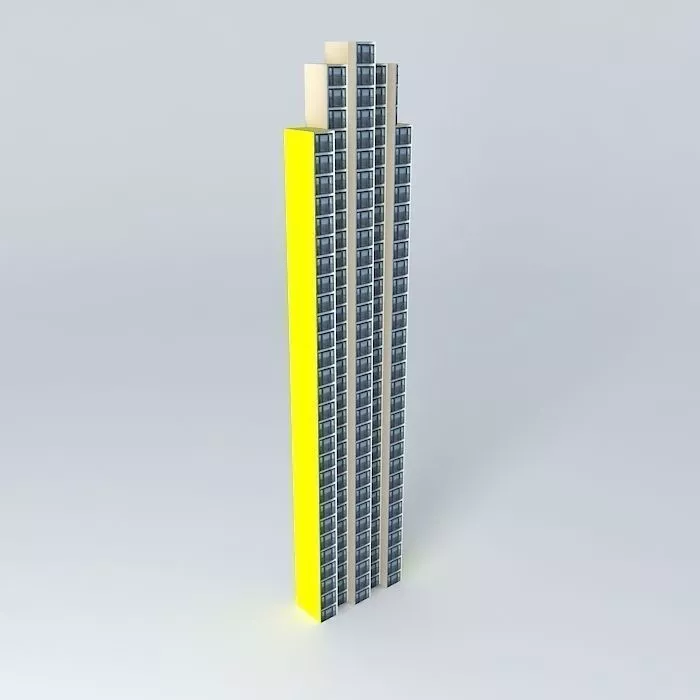 Apartments Stripes Free 3D model