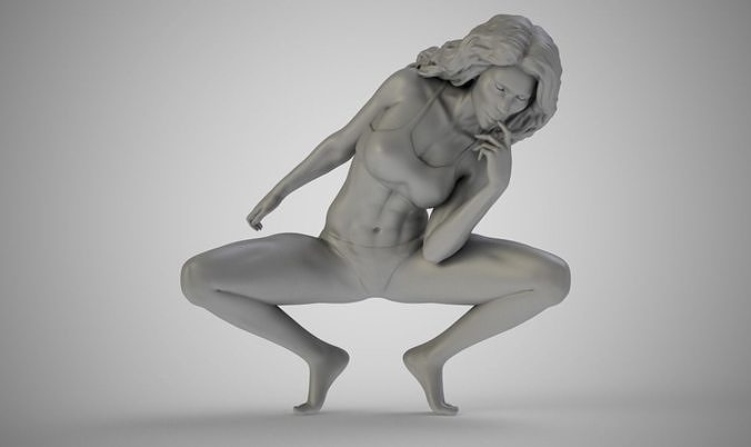 Artistic Stance 3D print model