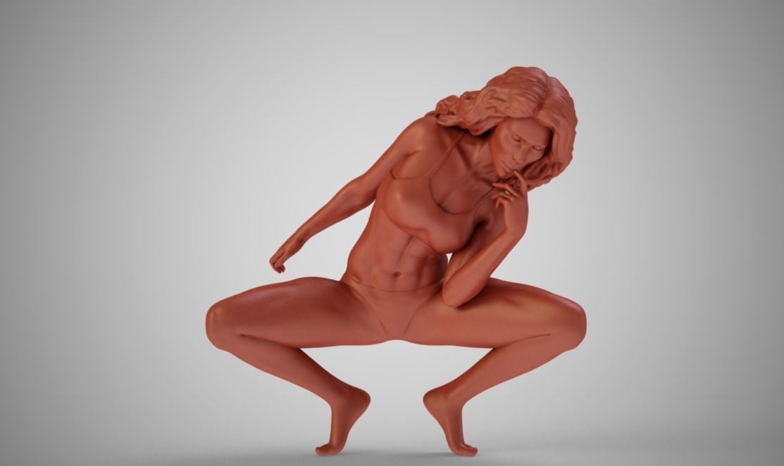 Artistic Stance 3D print model_5