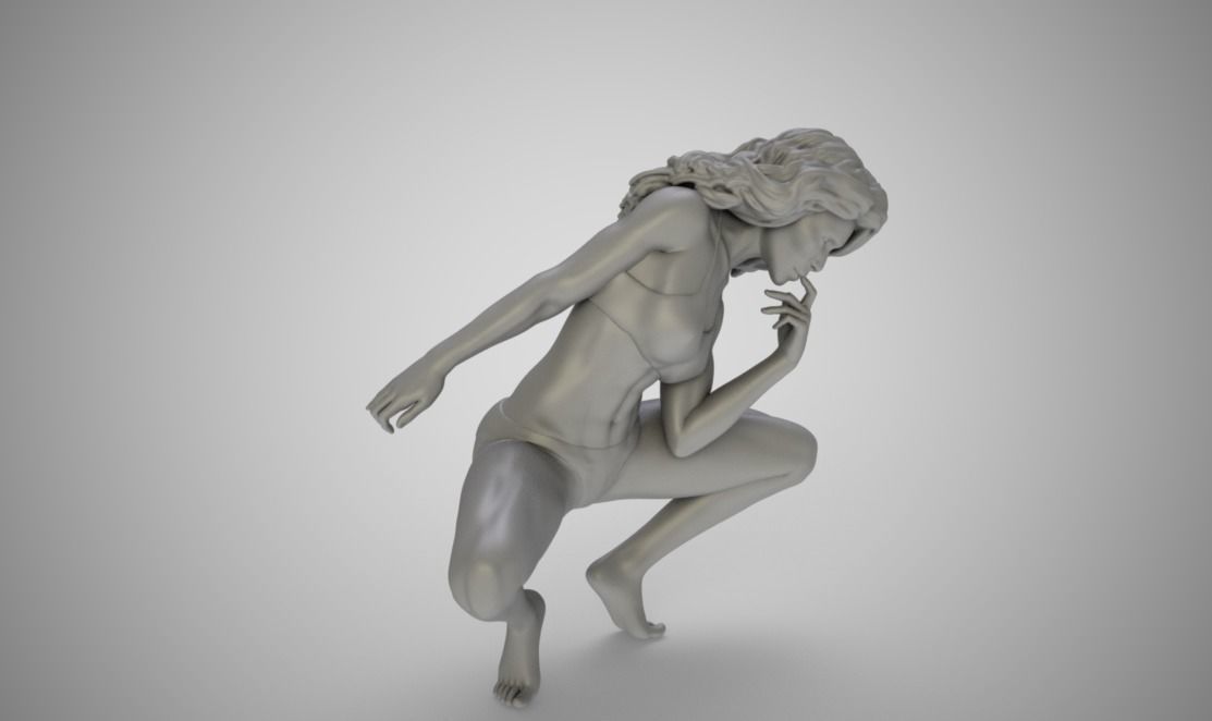 Artistic Stance 3D print model_3
