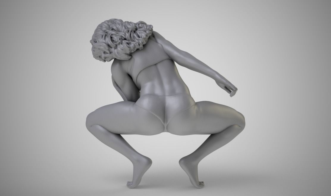 Artistic Stance 3D print model_1