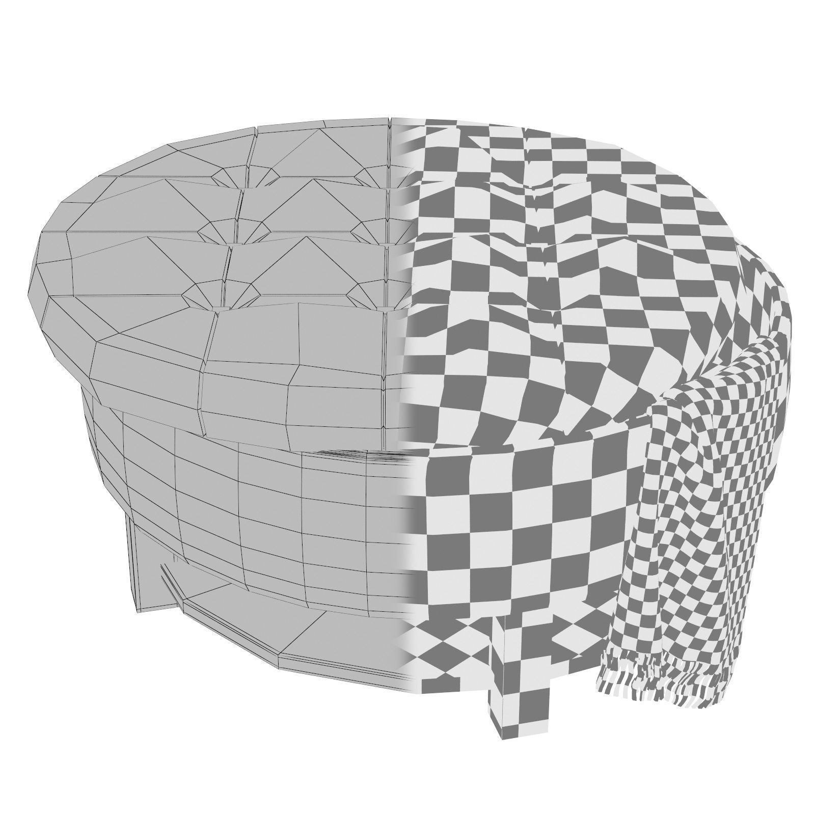 Darell Storage Ottoman RBRS9042 3D model_3