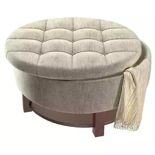 Darell Storage Ottoman RBRS9042 3D model