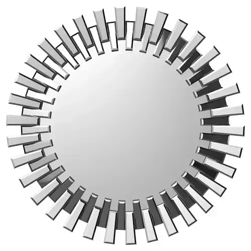Deniece Sunburst Round Wall Mirror WRLO7344