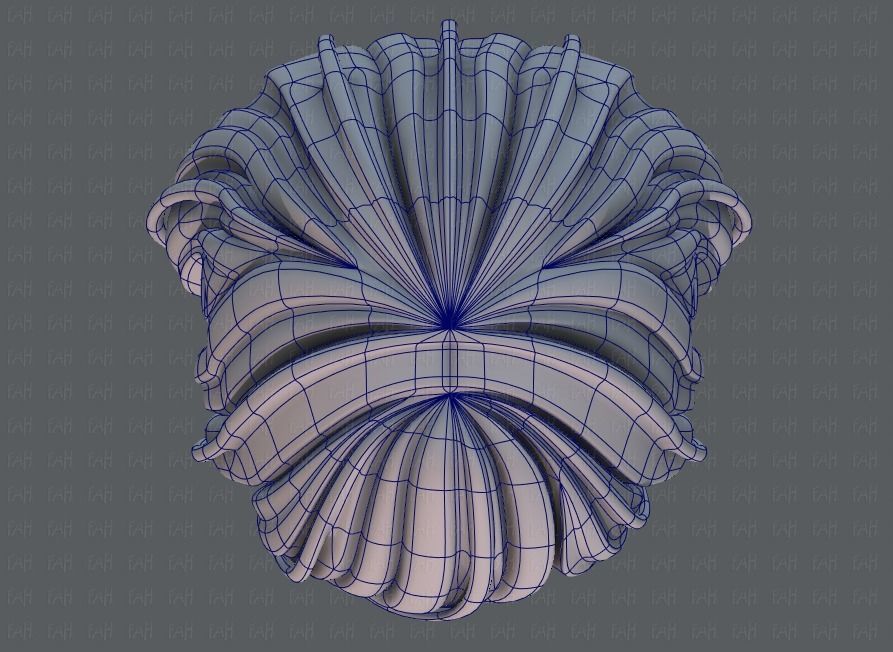 3D Hair style for girl V57 Low-poly 3D model_34