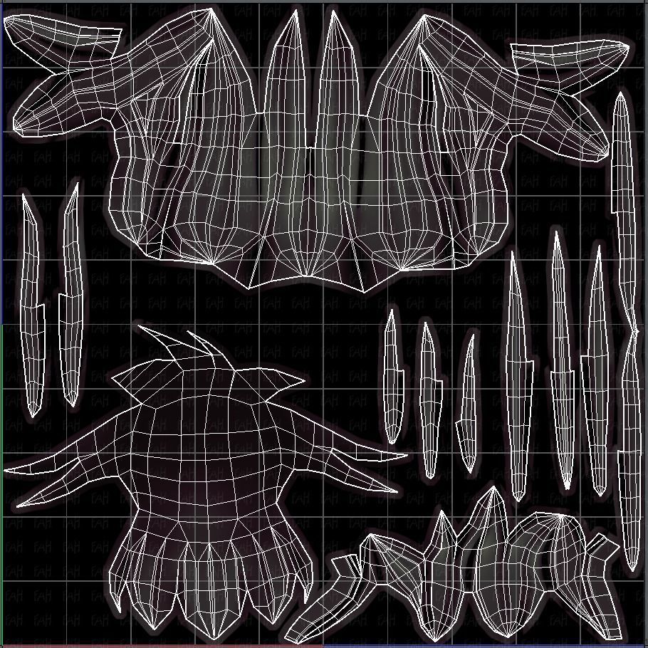 3D Hair style for girl V57 Low-poly 3D model_45