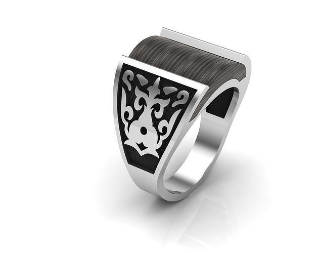 speacial ring for speacial gem MEN RING 3D print model