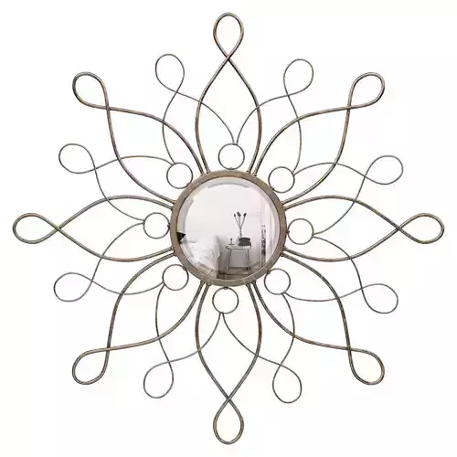 Esther Flower Accent Wall Mirror BAHE1107