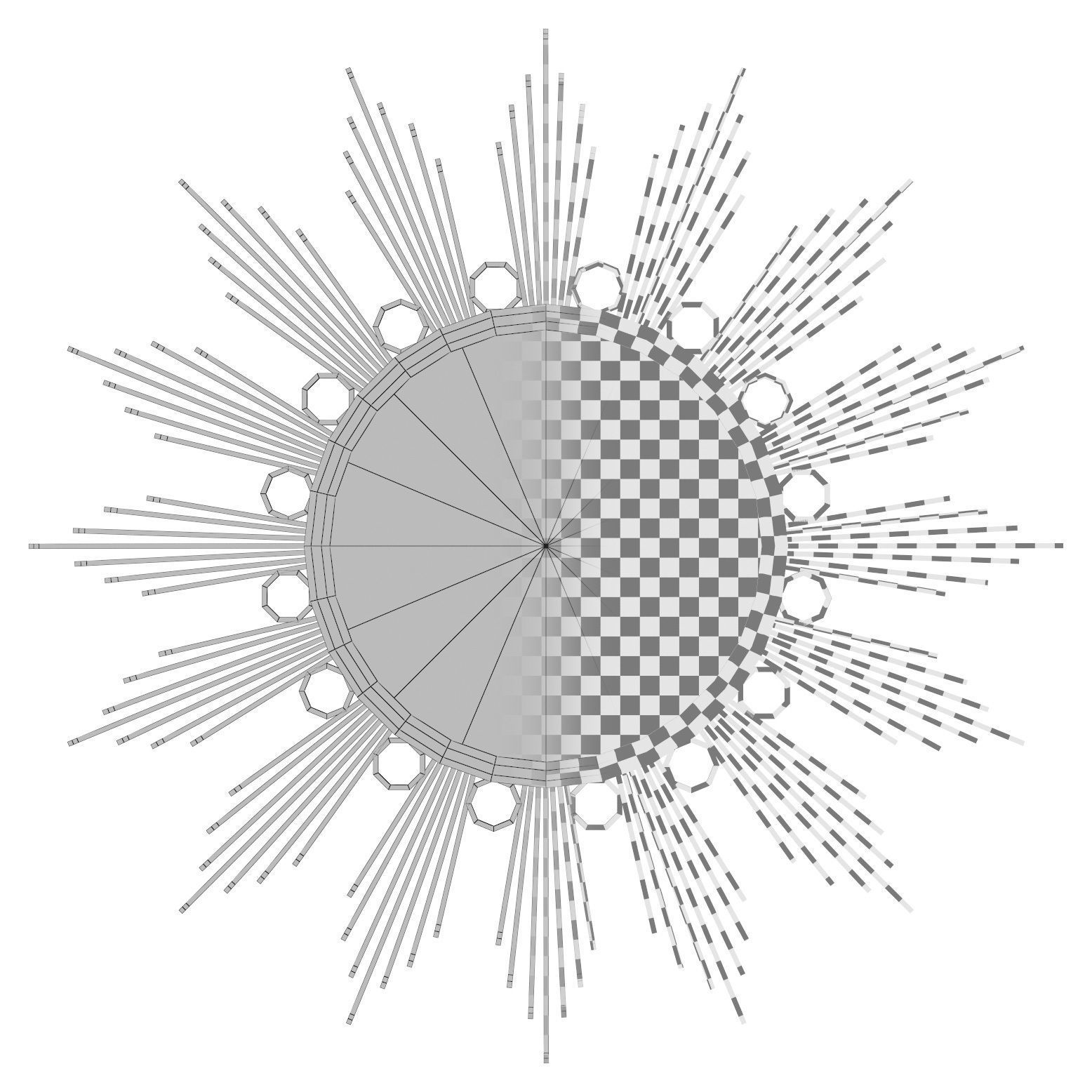 Galaxy Wall Mirror QTM6242 3D model_2