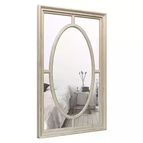 Ingle Wood Wall Accent Mirror SBNQ1067