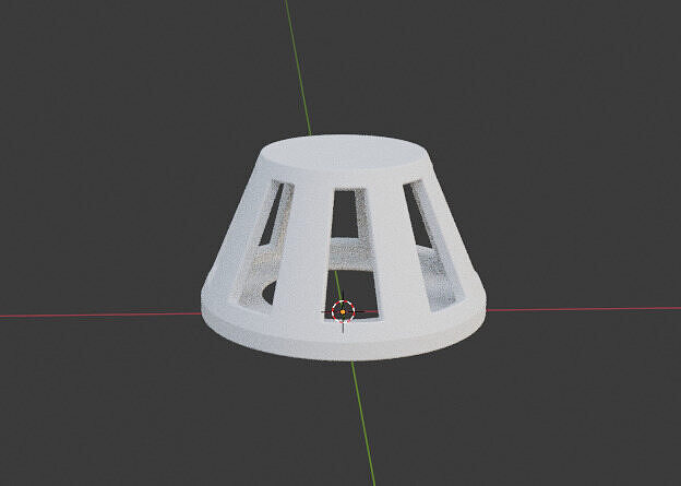 UPDATED MODEL Airlock RED light covers for Millennium Falcon 3D print model