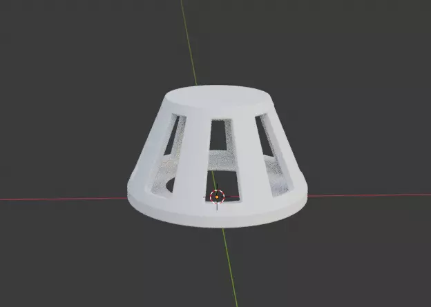 UPDATED MODEL Airlock RED light covers for Millennium Falcon 3D print model_0