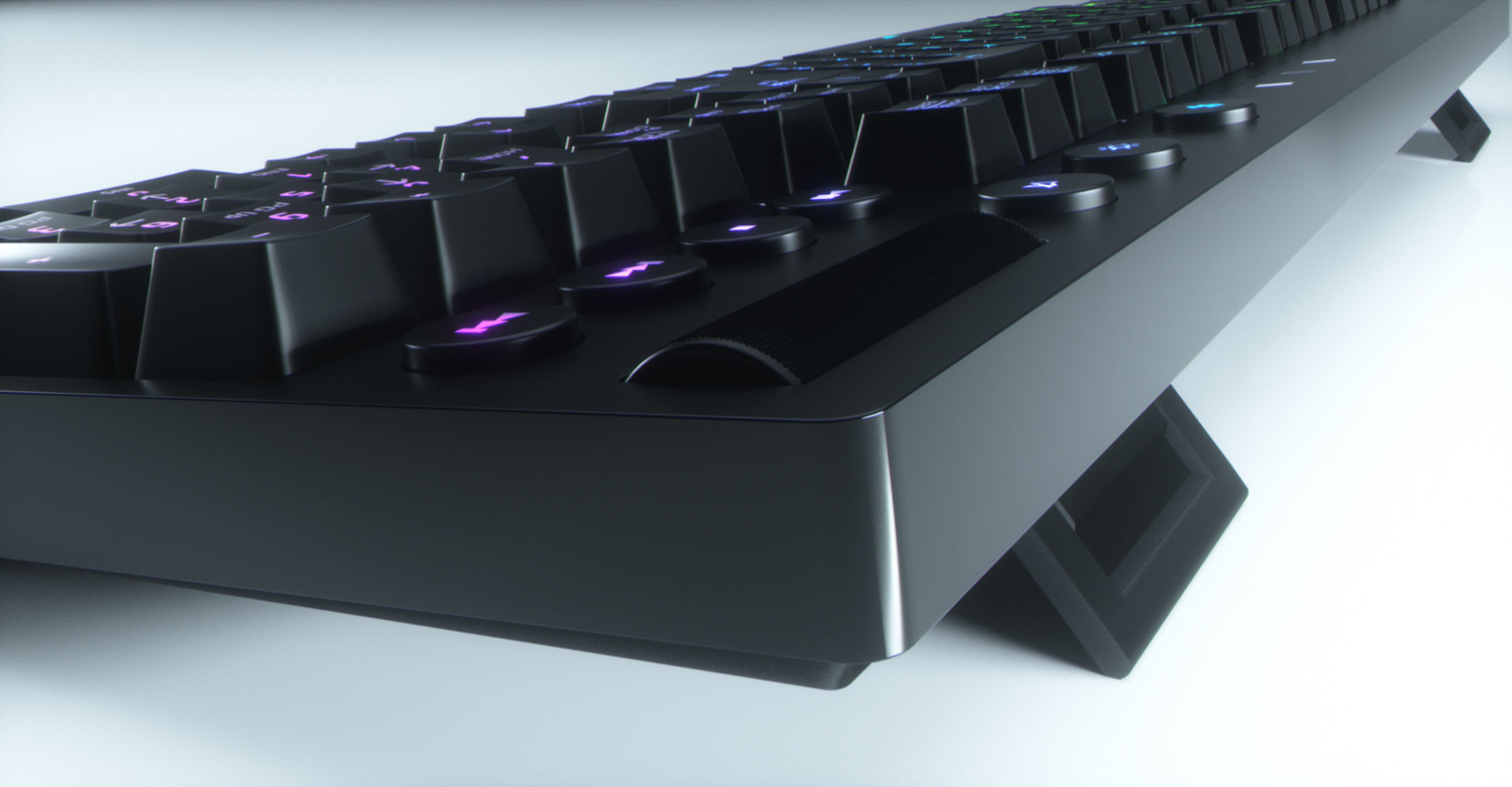 Computer Keyboard Low-poly 3D model_7