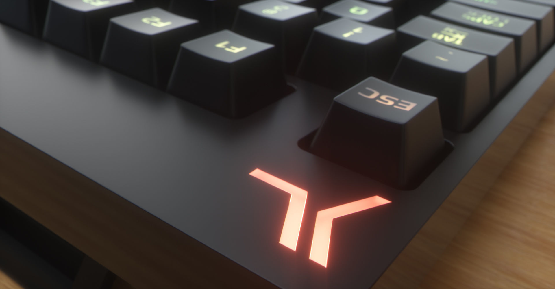 Computer Keyboard Low-poly 3D model_10