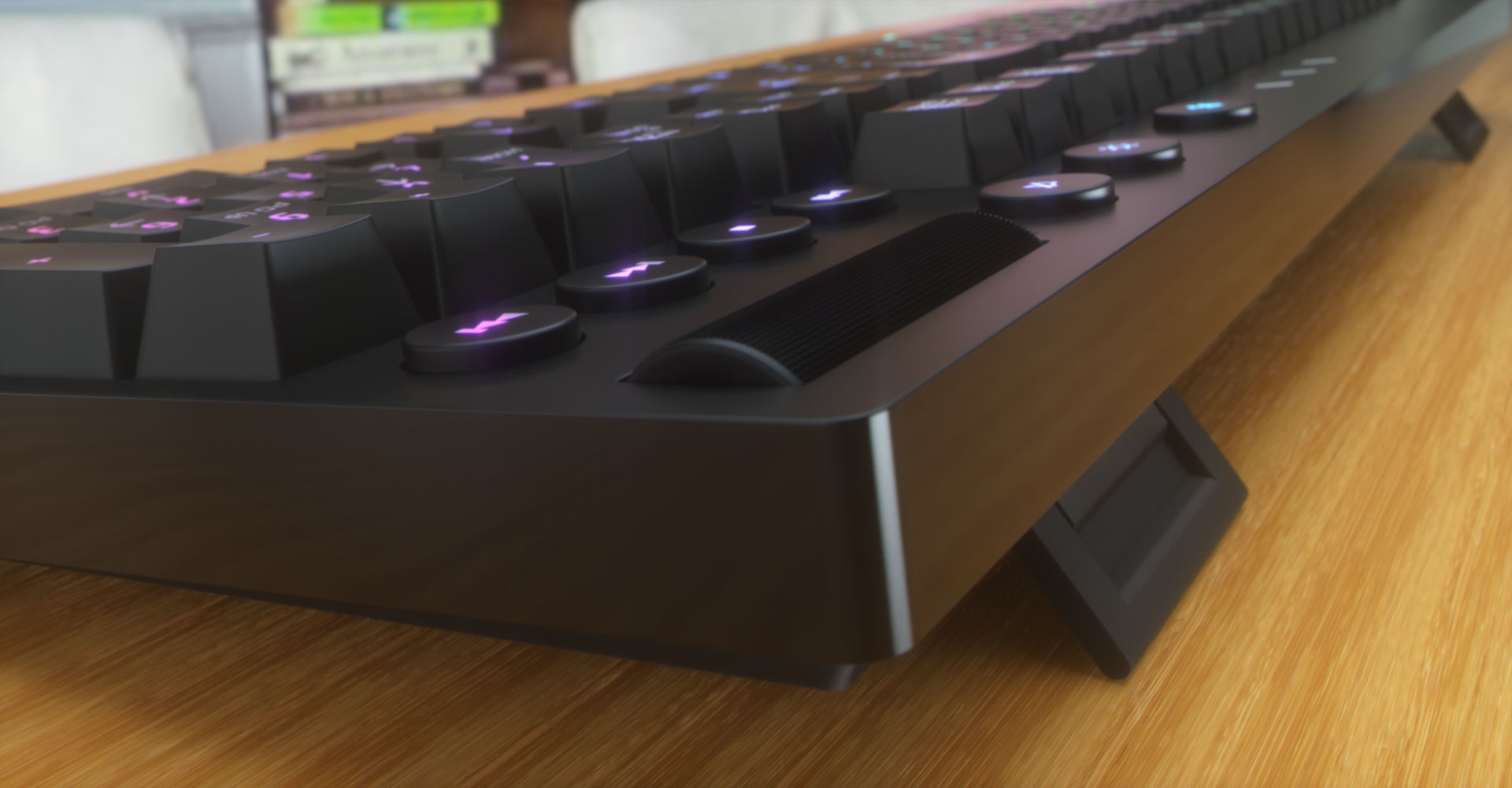 Computer Keyboard Low-poly 3D model_6