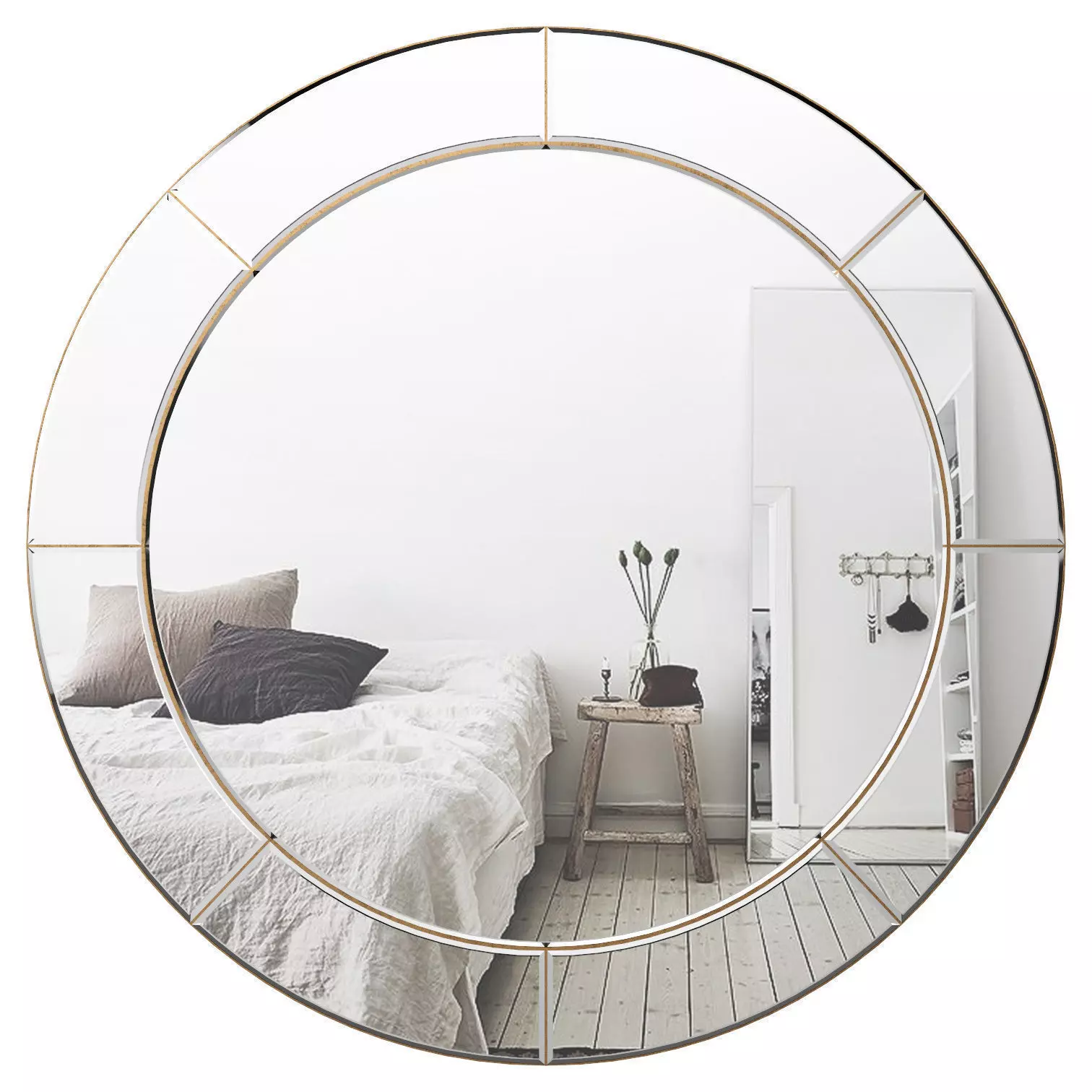 Large Round Wall Mirror BRYS3835 3D model_0
