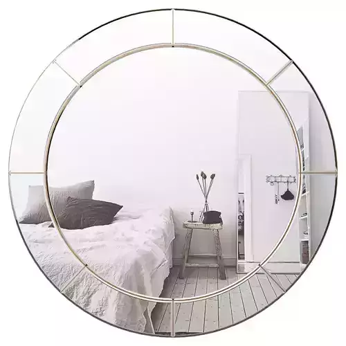 Large Round Wall Mirror BRYS3835