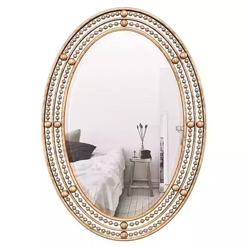 Leeper Oval Wall Mirror WRMG5943