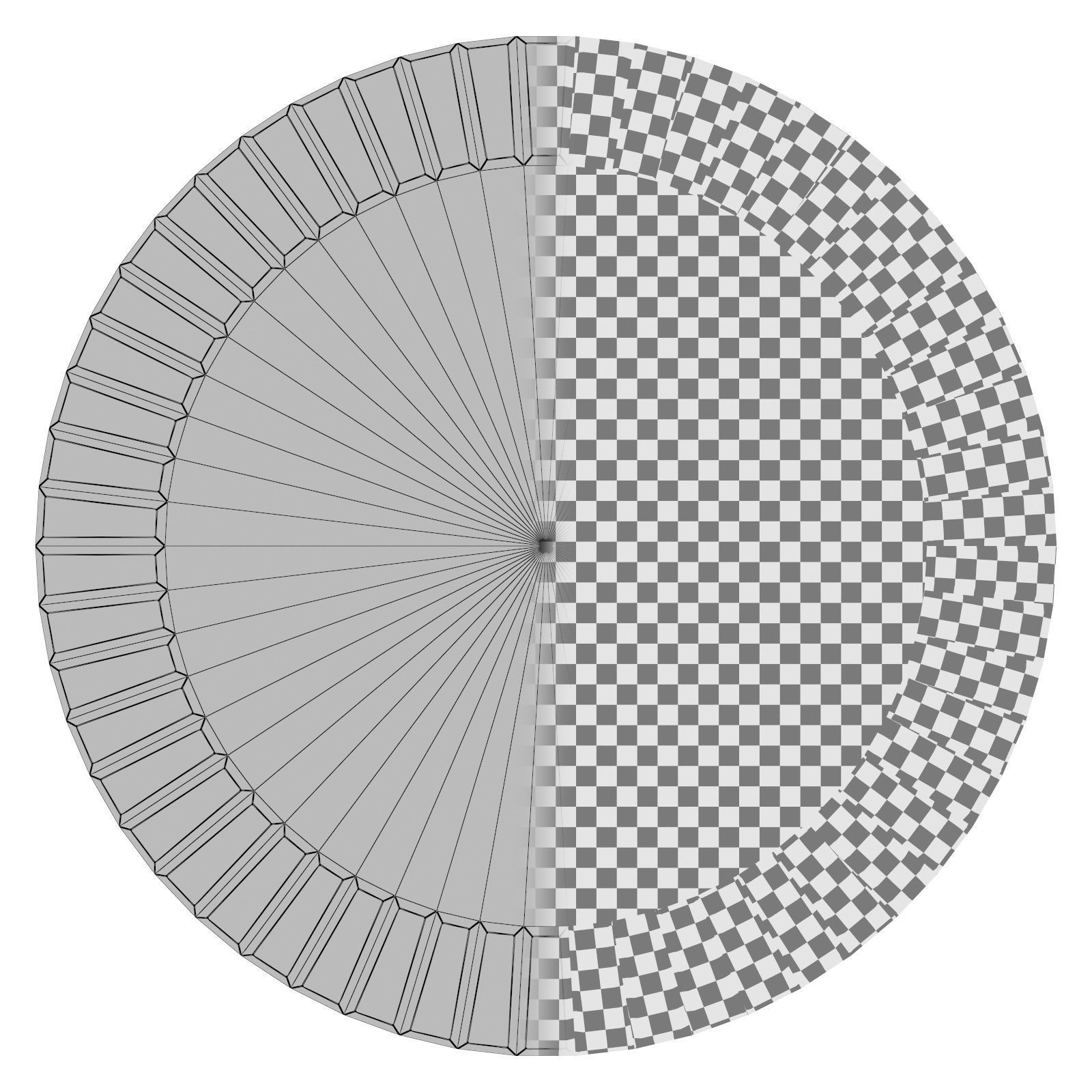 Lidya Frameless Beveled Wall Mirror WLAO2357 3D model_2