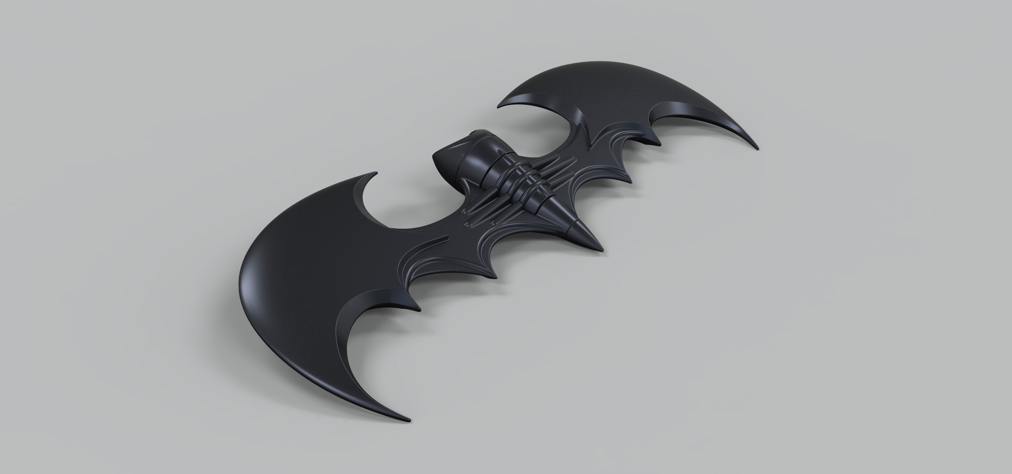 Folding Batarang from movie Batman Forever 3D model_2