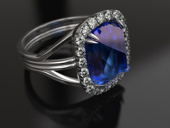 Monomah ring - two variants 3D print model