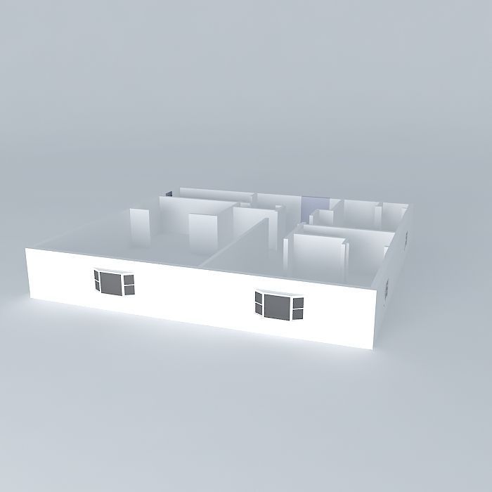 House Unfinished  Feel Free to edit Free 3D model_1