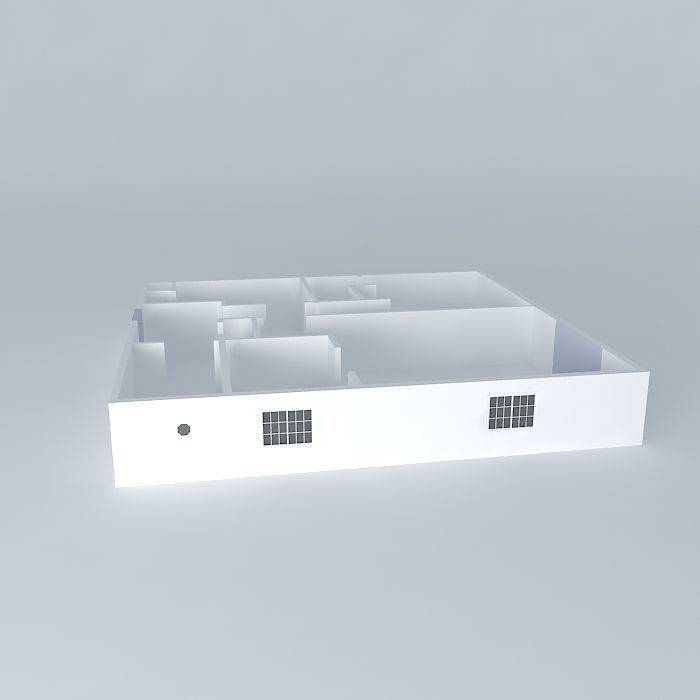 House Unfinished  Feel Free to edit Free 3D model_2