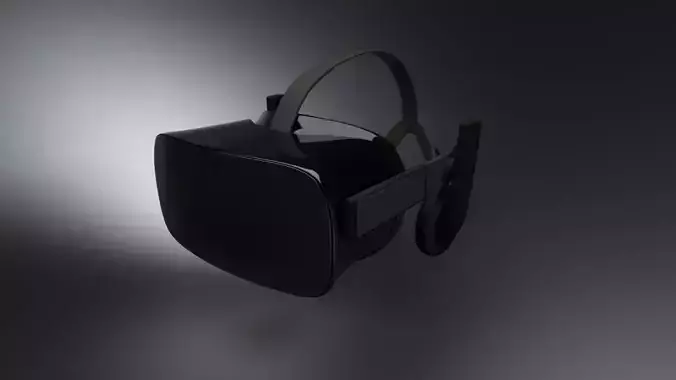 Oculus Rift CV1 3D Model