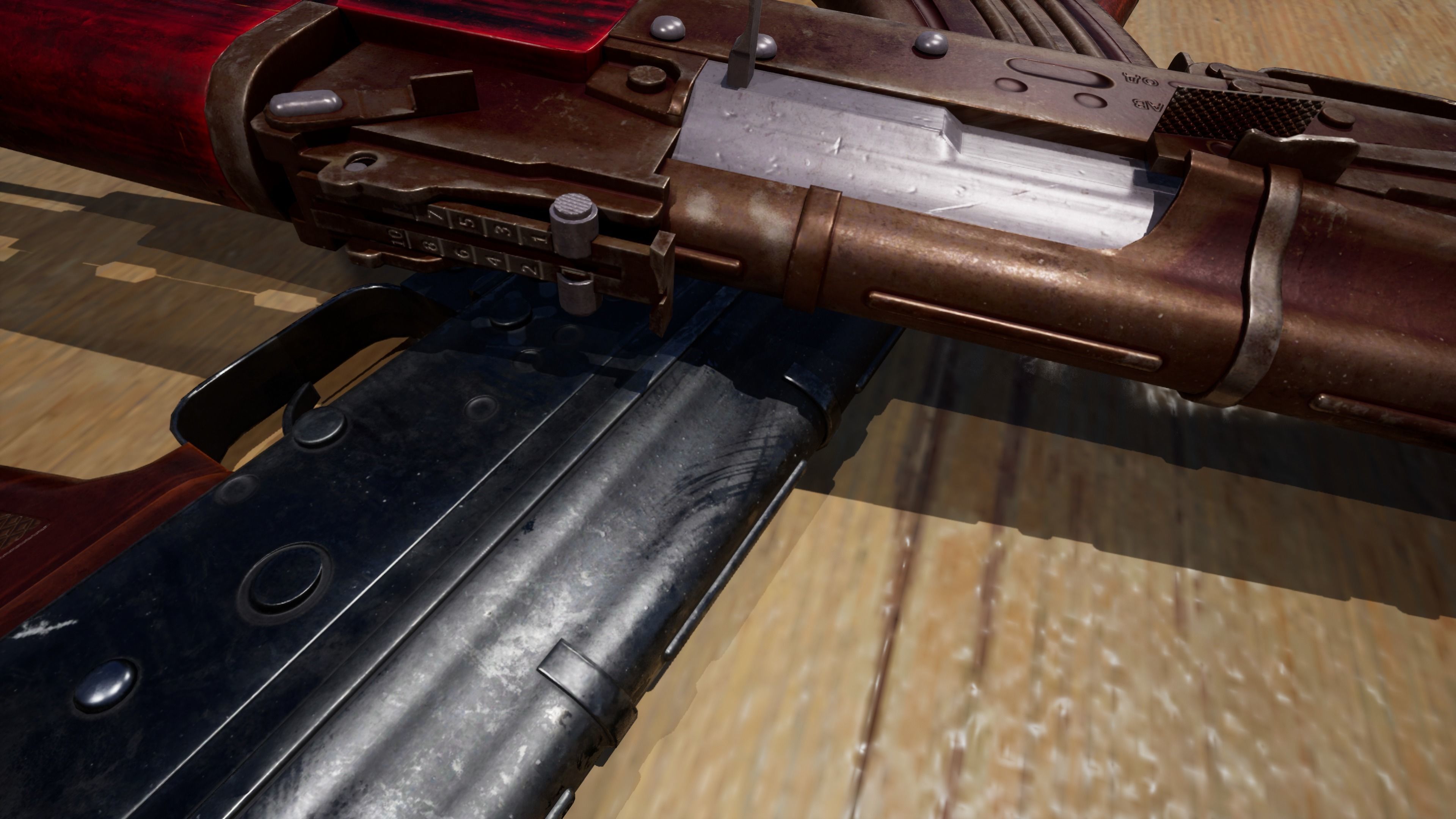 AAA AKM Game Ready PBR Low-poly 3D model_3