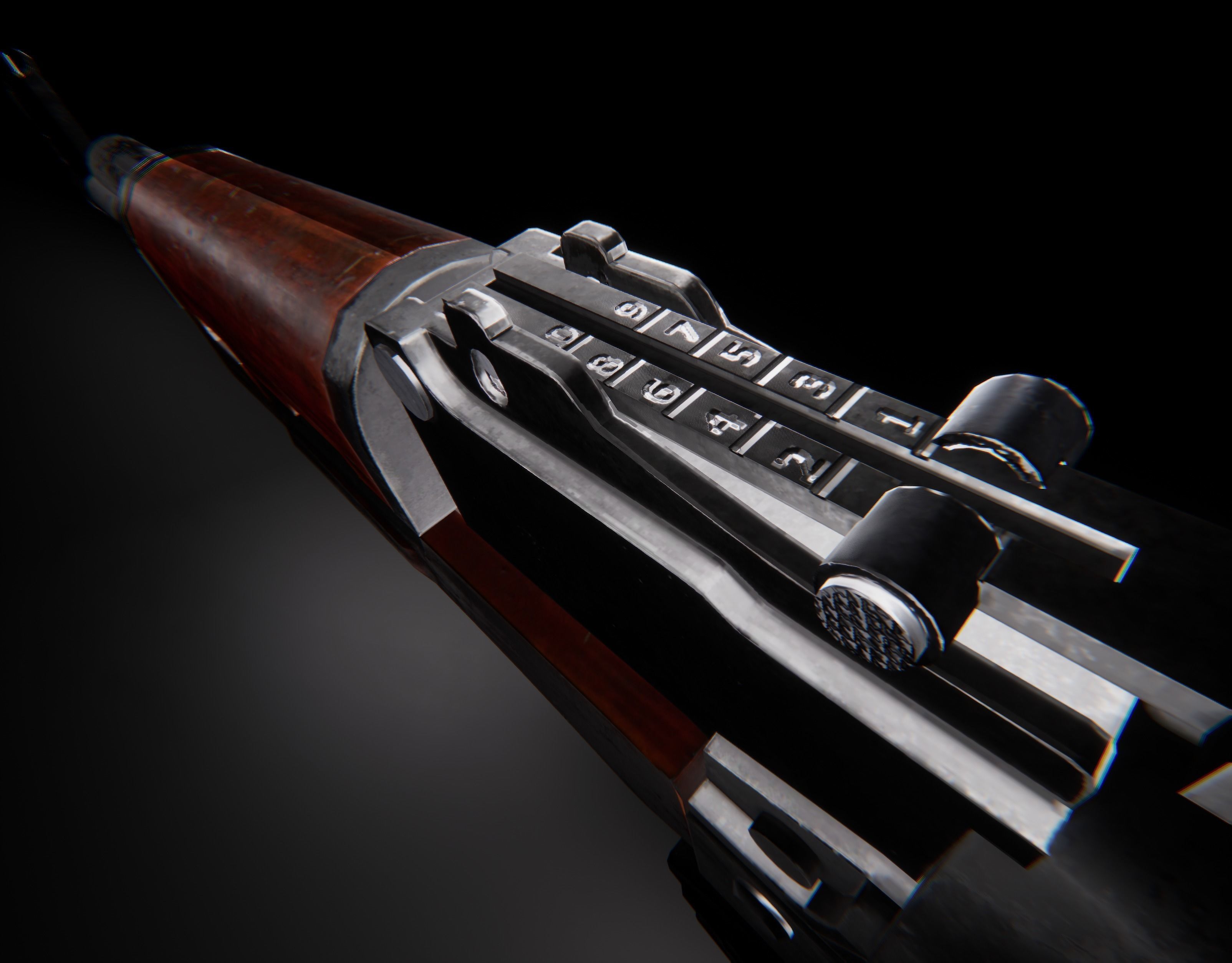 AAA AKM Game Ready PBR Low-poly 3D model_16