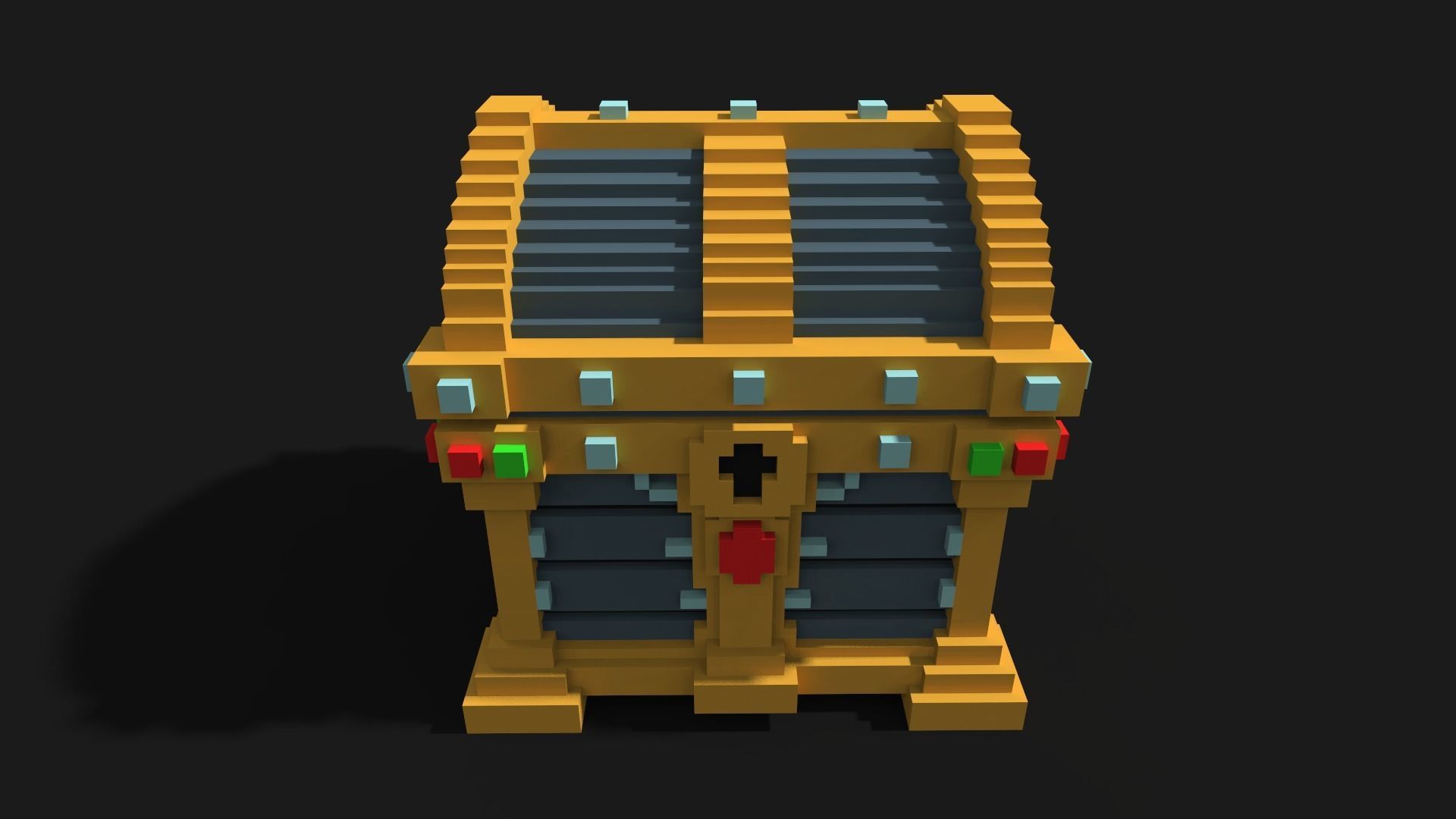 Character Voxel Pack Low-poly 3D model_13