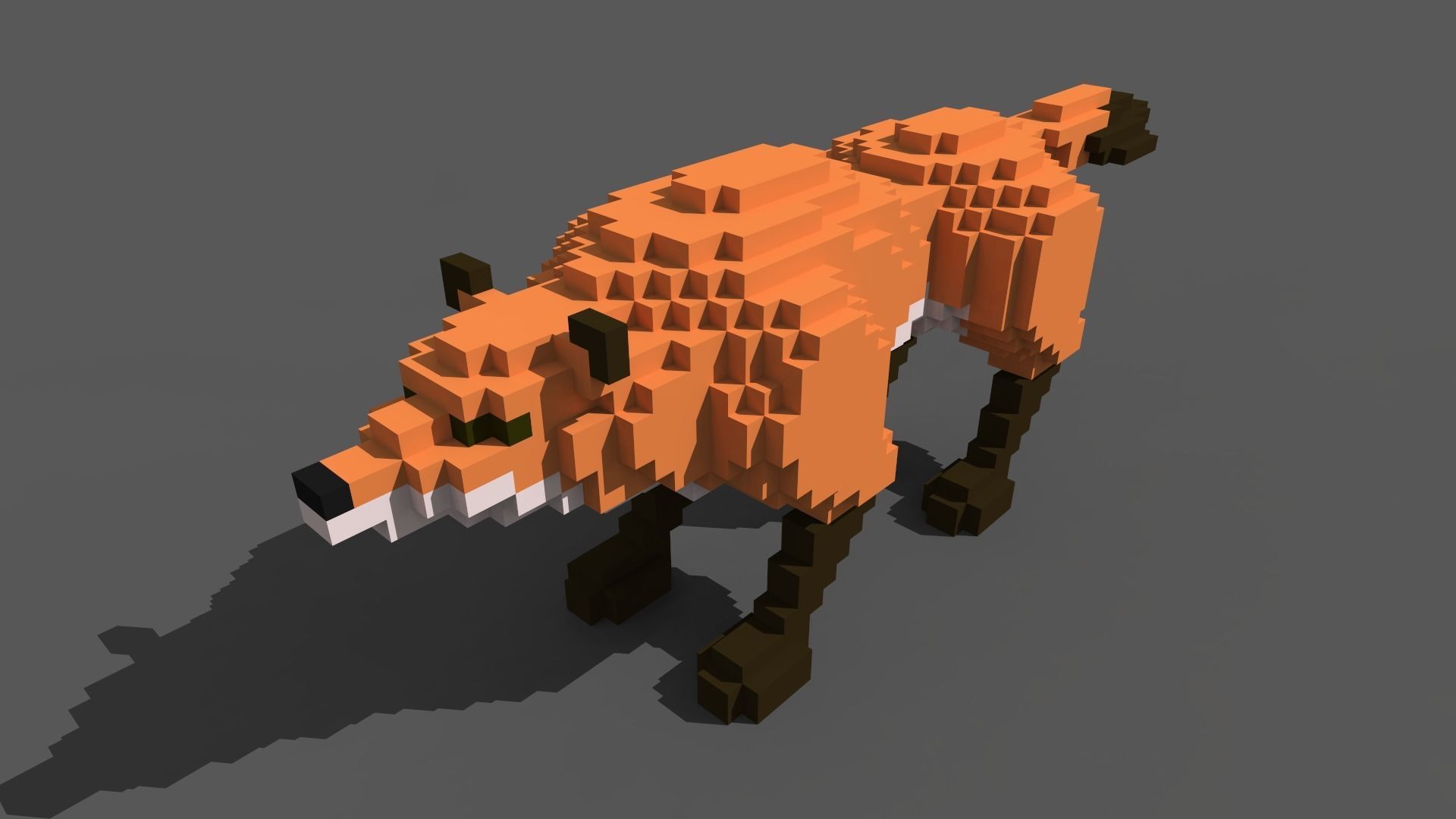 Character Voxel Pack Low-poly 3D model_1