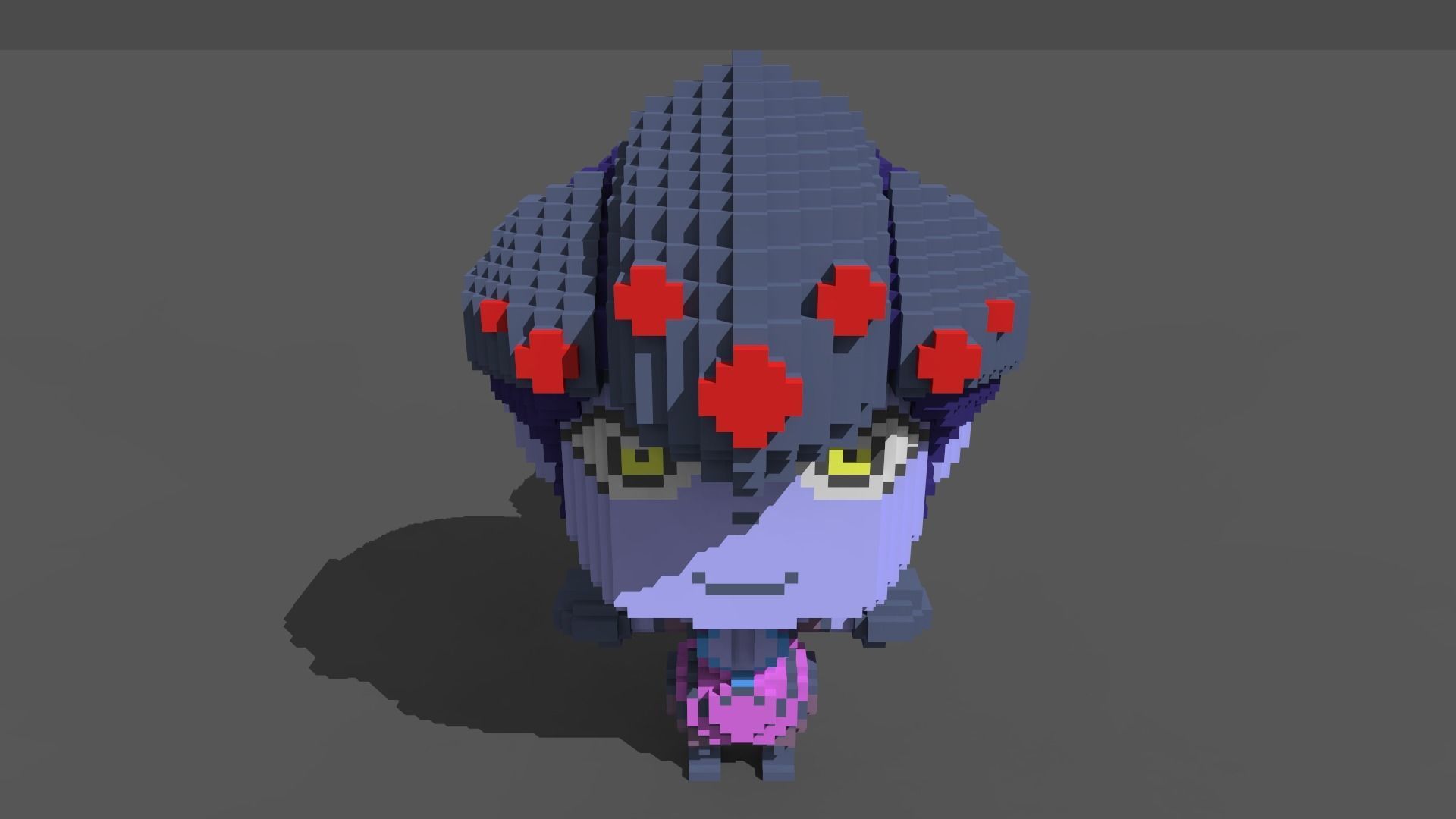 Character Voxel Pack Low-poly 3D model_9