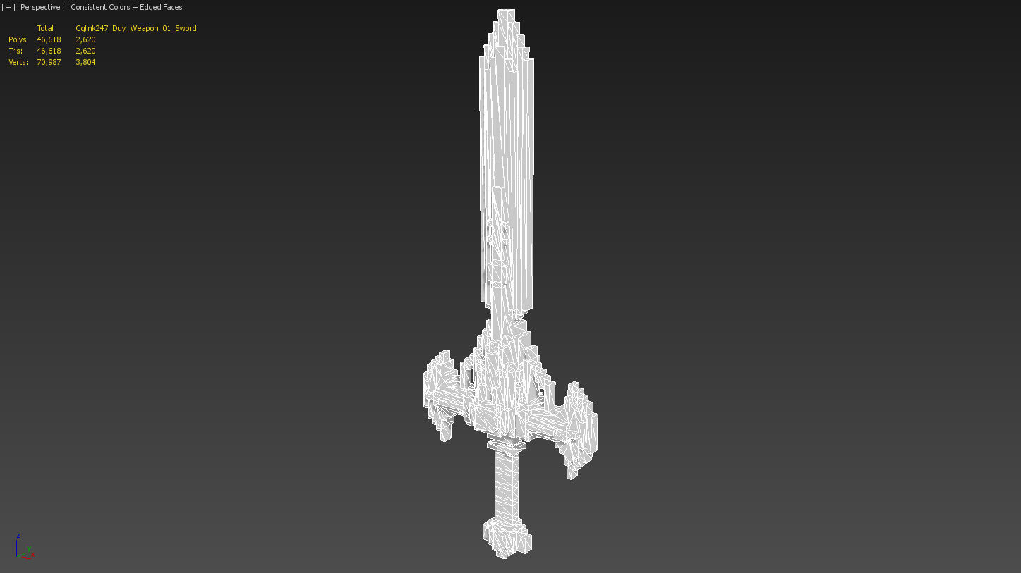 Character Voxel Pack Low-poly 3D model_16