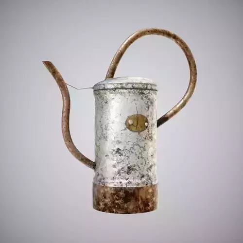 Water Can Old Low-poly 3D model