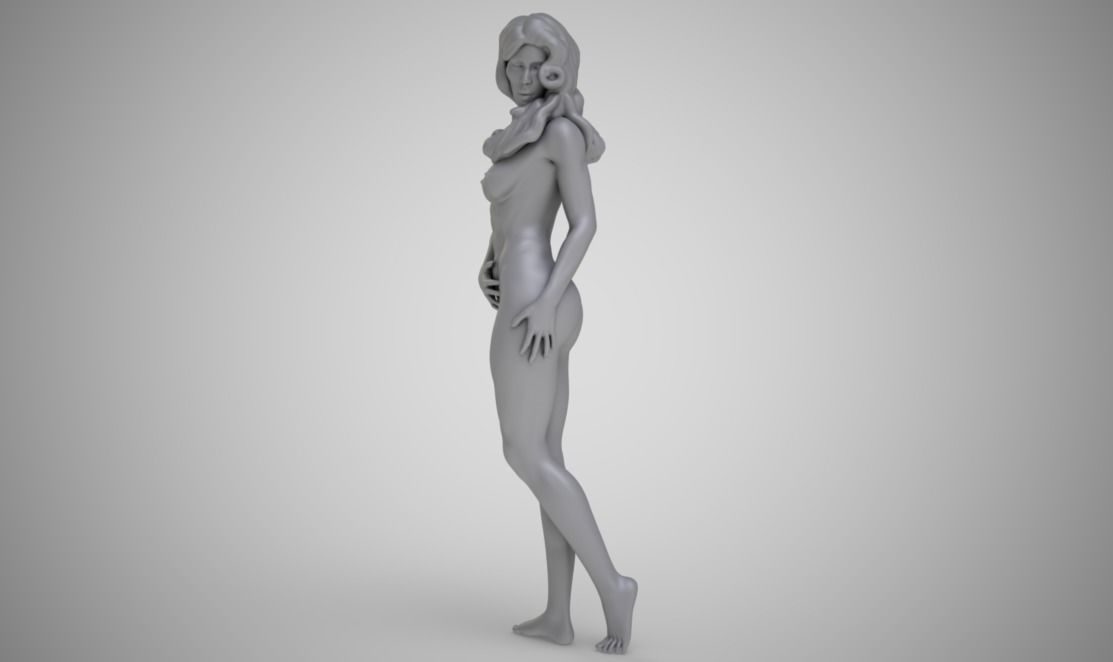 Slim Woman 3D print model_4