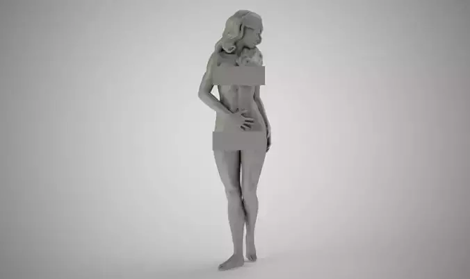 Slim Woman 3D print model