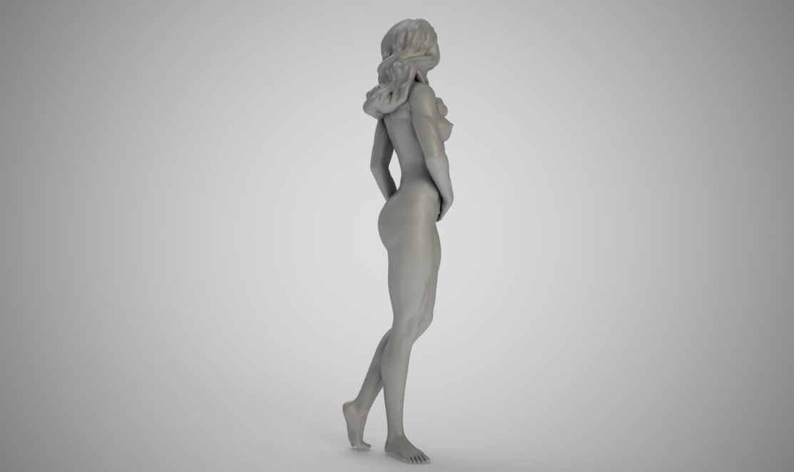 Slim Woman 3D print model_3