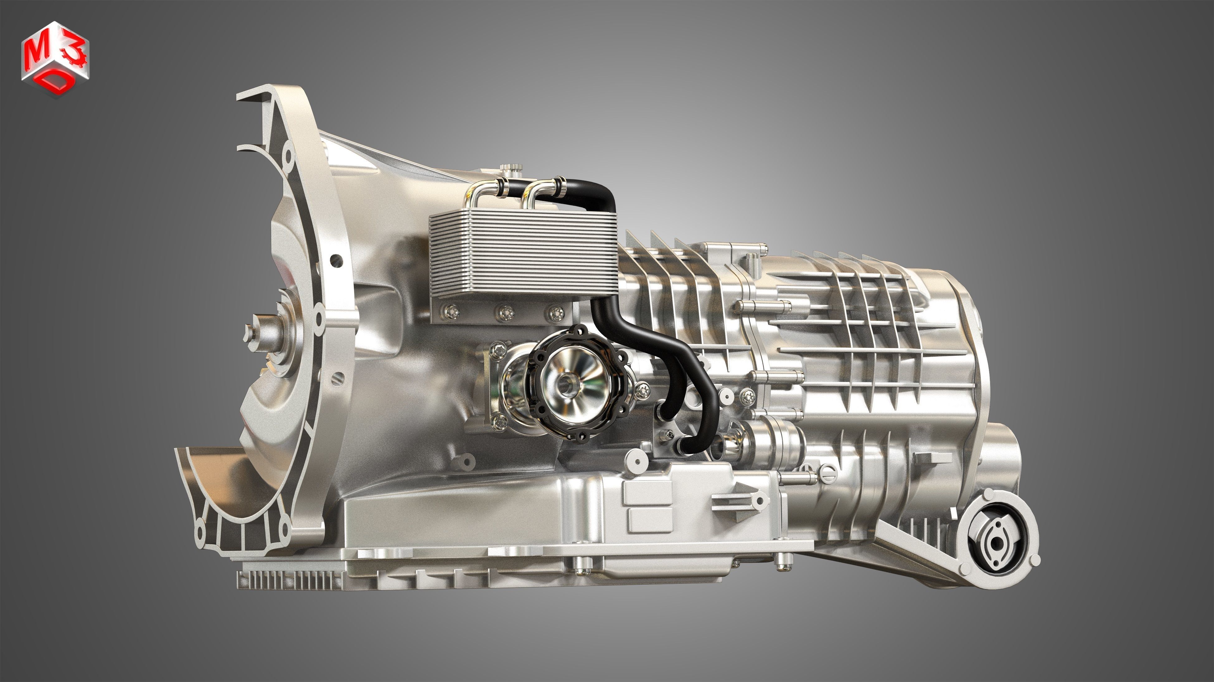 PDK Transmission Cutaway  3D model_7
