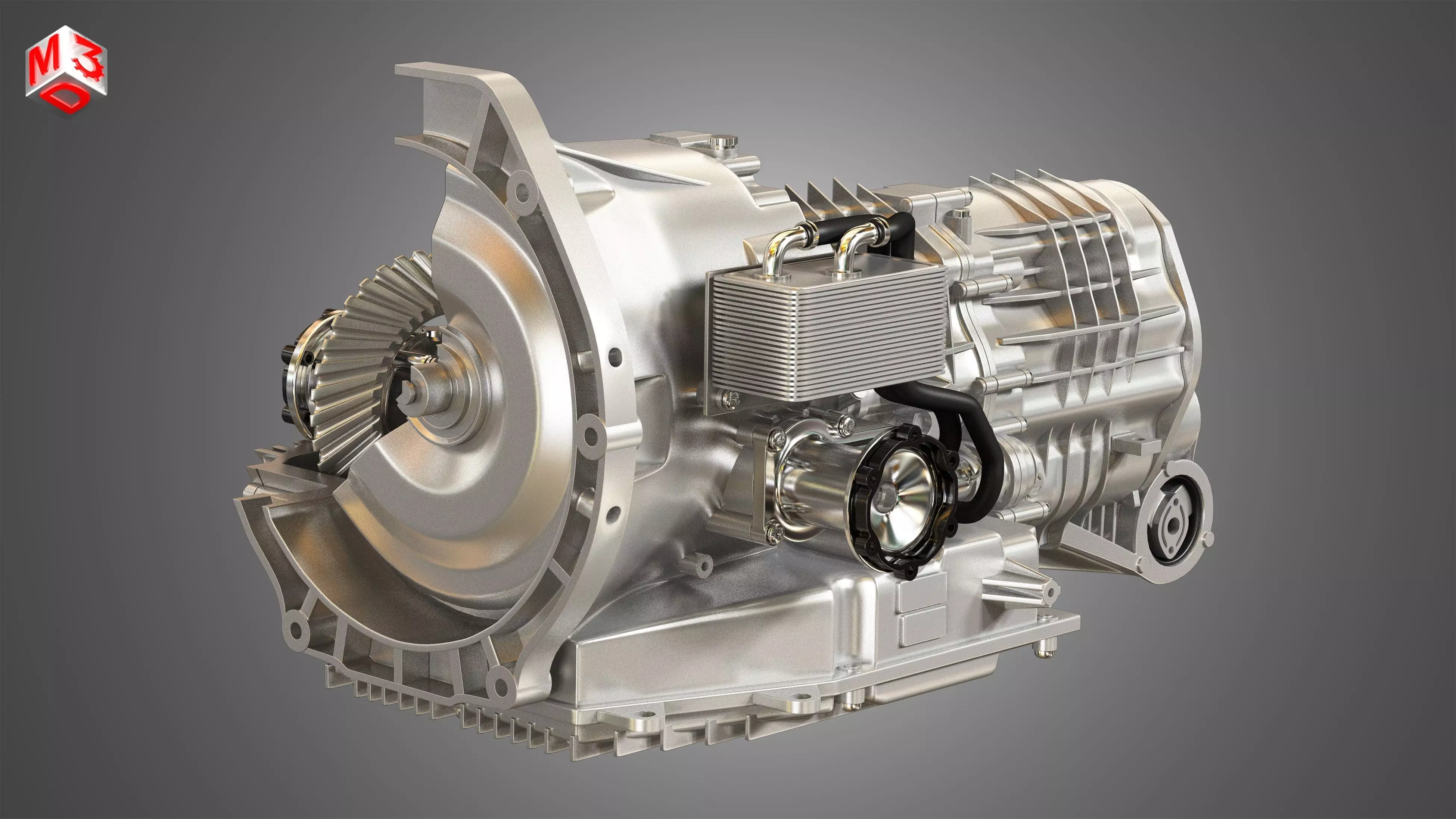 PDK Transmission Cutaway  3D model_0