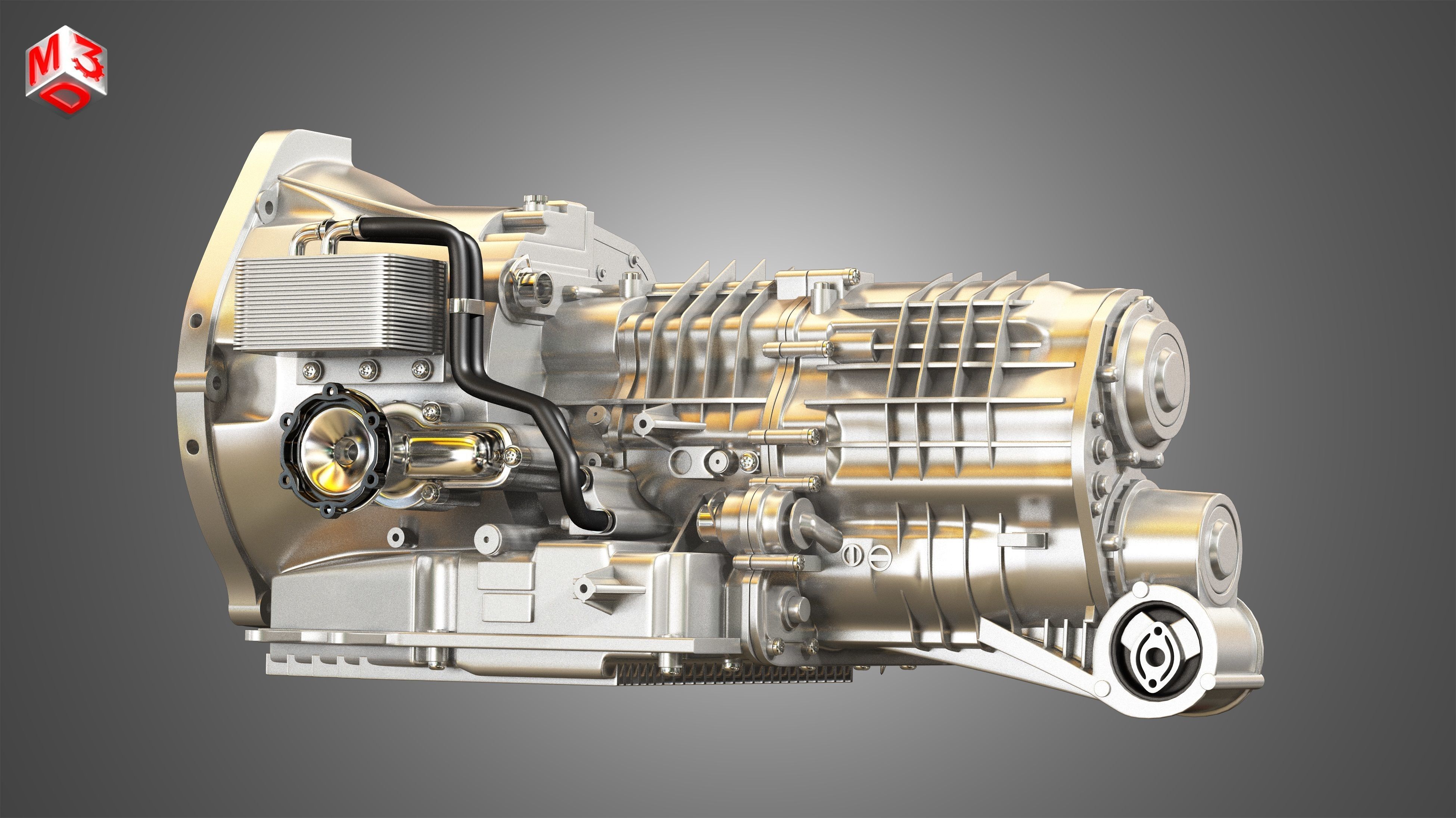 PDK Transmission Cutaway  3D model_10
