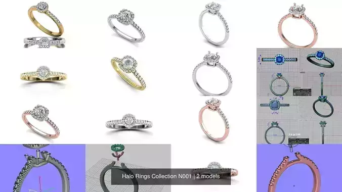 Halo Rings Collection N001