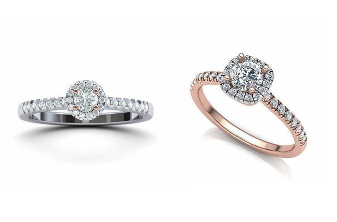 Halo Rings Collection N001 