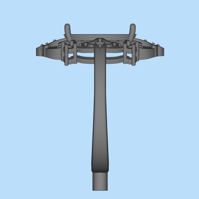 Women ring with gems 3dm stl vintage 3D print model_30