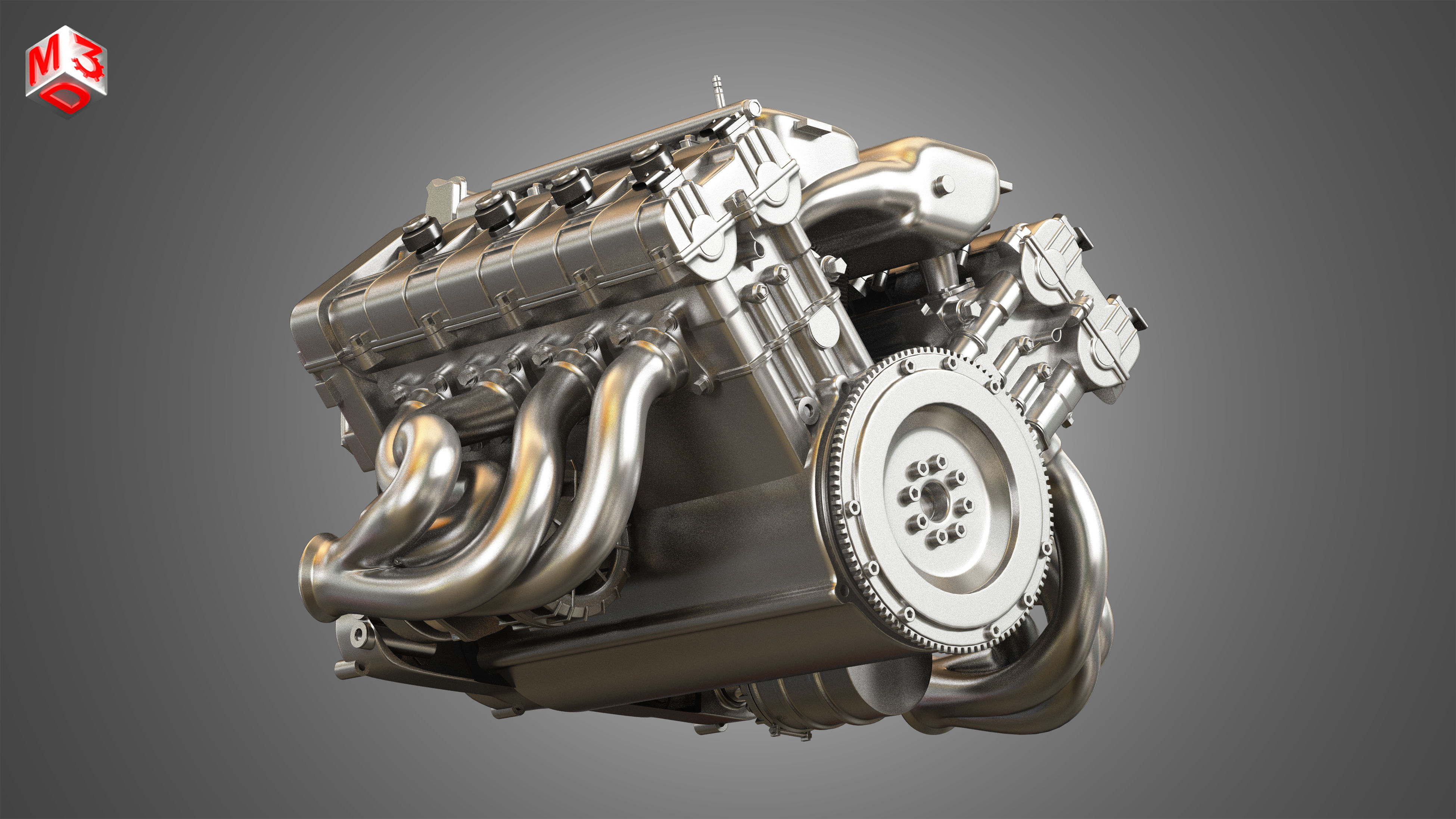 RGT8 RUF - V8 Engine 3D model_12