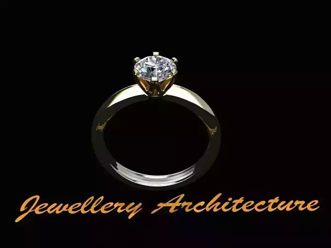 Tiffany Solitaire Ring 1 ct 